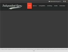 Tablet Screenshot of independent-gym.com